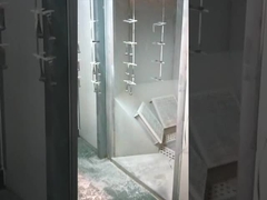 Automatyczna linia do natrysku i malowania szkła z użyciem smaru