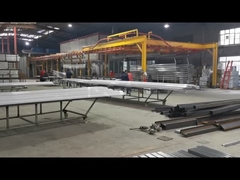 Linia do malowania proszkowego profili aluminiowych o różnych rozmiarach