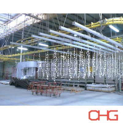 Automatyczna linia produkcyjna elektrostatycznej powłoki powłoki dla profili aluminiowych