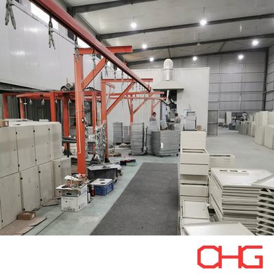 Monorail Sprzęt przenośnik powietrzny do powlekania proszkiem Niestandardowe części metalowe