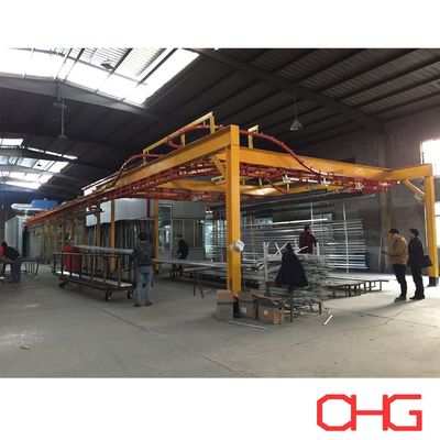 Półautomatyczne urządzenia do powlekania proszkiem linii produkcyjnej profilów aluminium