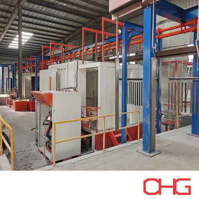 Dobra cena. Linia produkcyjna powłoki powłoki profili aluminiowych Dostosowane dane techniczne z wydajnością systemu przenośnika powietrznego w Internecie