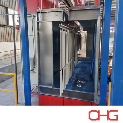 Górna linia powlekania proszkowego dla profili aluminiowych różnych rozmiarów
