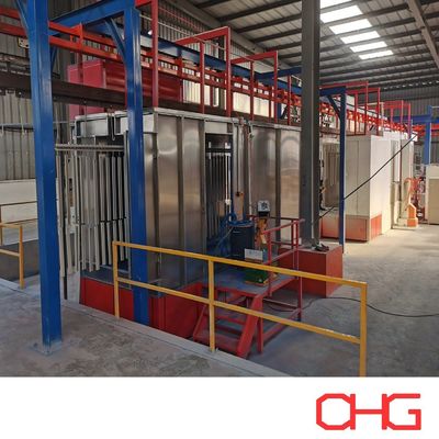 Dobra cena. Zindywidualizowana linia produkcyjna powłoki powłoki profilów aluminium z automatycznym systemem przenośnika i typem metody w Internecie