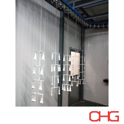 Linia malowania na mokro ze szklanym smarem z systemem przenośnika z dostosowanymi danymi technicznymi i instalacją sprzętu przewodnika