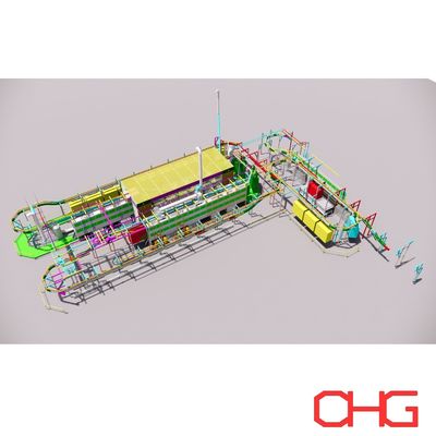 Linię wstępnej obróbki elektroforezy elektroforezy podłoża metalowego z opcją dostosowania