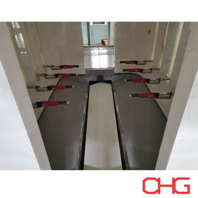 Linia powlekania arkusza stali węglowej w proszku z robotem do polerowania i instalacji sprzętu przewodzącego