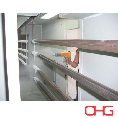 Dostosowana ręczna kabina do natrysku elektrostatycznego farbą proszkową do obróbki powierzchni metalowych