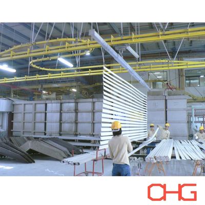 Profesjonalna automatyczna linia produkcyjna powlekania proszkowego dla profili aluminiowych