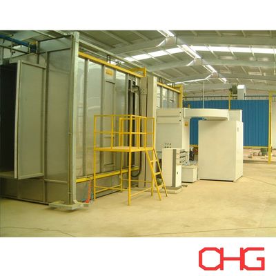 Stal nierdzewna Automatyczny spray Booth Powder Coating Electrostatic Paint Booth Dostosowywalny