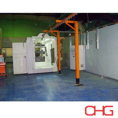Zindywidualizowana linia do malowania proszkowego z ręcznym podawaniem z kabiną natryskową ze stali węglowej