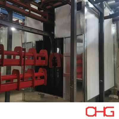 Dobra cena. Linia produkcyjna powłoki proszkowej dla torów przenośnych Dostosowalne rozwiązanie dla potrzeb produkcyjnych w Internecie