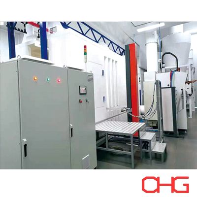 Dobra cena. Dostosowalna automatyczna linia powłoki elektrostatycznej z systemem przenośnika powietrznego i dostosowaniem sterowania PLC w Internecie