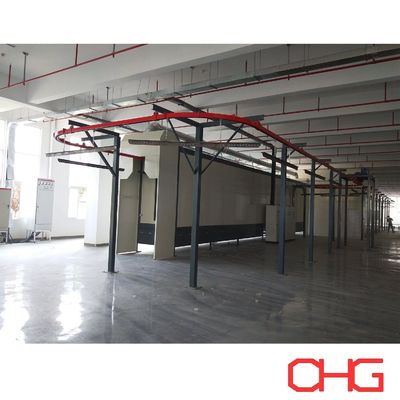 Maszyna do powlekania płyt akrylowych przenośnik monorail Powder Coating Line do produkcji powłok na zamówienie