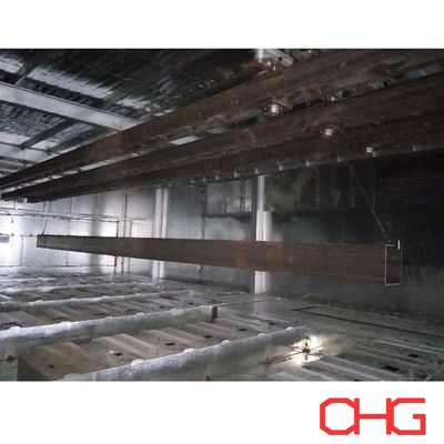 Zautomatyzowana linia malowania proszkowego bezpośrednio zasila system malowania proszkowego z jednostką sterującą PLC