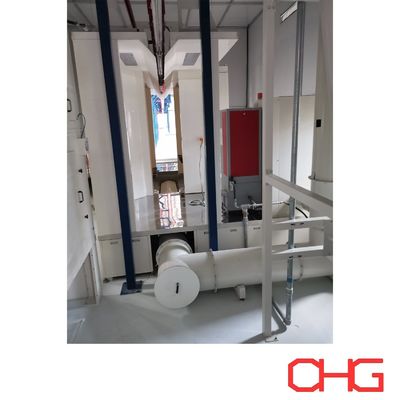 Dobra cena. Linia do malowania proszkowego profili aluminiowych z systemem przenośników podwieszanych i ręcznym załadunkiem/rozładunkiem dla elastyczności w Internecie