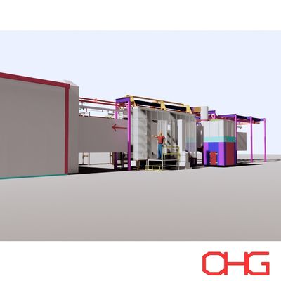 Profesjonalne urządzenia spryskiwacze sprzętu elektrostatycznego automatycznej linii powlekania proszkiem