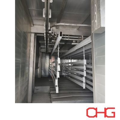 Instalacja sprzętu przewodnika i obsługa posprzedażna dla niestandardowej linii powlekania proszkiem na podłożu aluminiowym