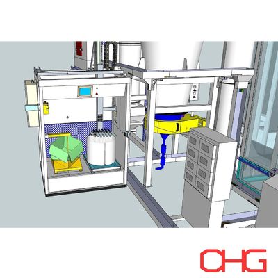 Dostosowywalne centrum podaży proszku z bliskim obwodem dla sprzętu elektrostatycznego do powlekania proszkiem