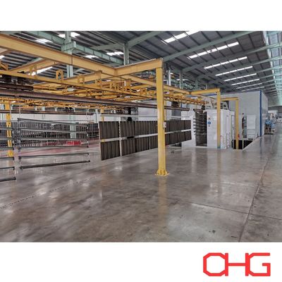 Produkcja specjalistycznej linii elektrostatycznej powłoki powłoki dla profili aluminiowych