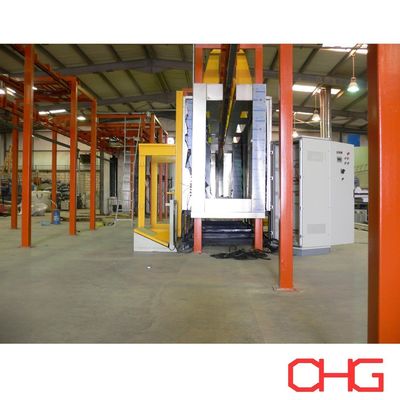 Dobra cena. Profesjonalna linia produkcyjna do malowania proszkowego z niestandardowym sprzętem do natryskiwania elementów metalowych i pistoletami elektrostatycznymi w Internecie